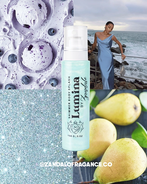 Lumina Azul | Body Shimmer Frutal Vainilla