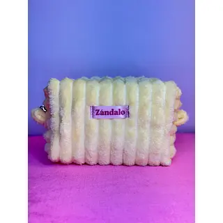 Cosmetiquera Peluda Amarillo 💛